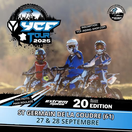 YCF TOUR 2025 - 20ème édition à Saint-Germain-de-la-Coudre (61)